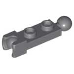 LEGO 14419 Dark Bluish Gray Plate, Modified 1 x 2 with Tow Ball and Small Tow Ball Socket on Ends*